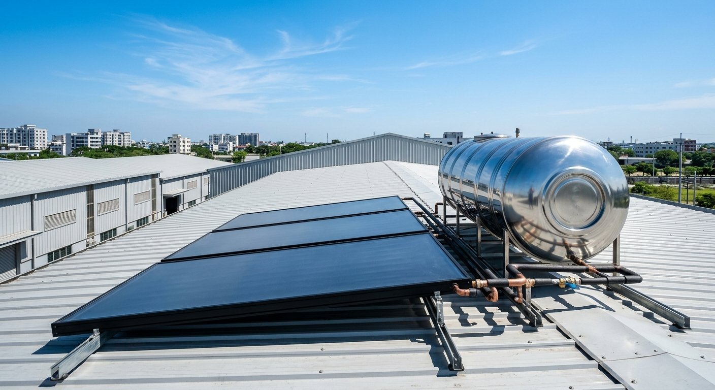 Panneaux solaires orientés vers le soleil